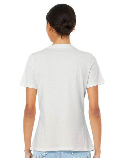 BELLA + CANVAS Women’s Relaxed Jersey V-Neck Tee 6405