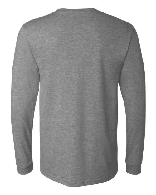 BELLA + CANVAS Heather CVC Long Sleeve Tee 3501CVC