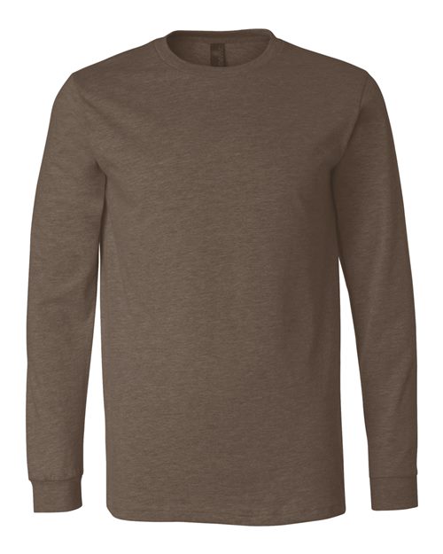 BELLA + CANVAS Heather CVC Long Sleeve Tee 3501CVC