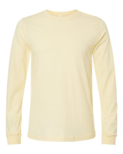 BELLA + CANVAS Heather CVC Long Sleeve Tee 3501CVC