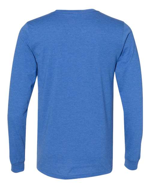 BELLA + CANVAS Heather CVC Long Sleeve Tee 3501CVC