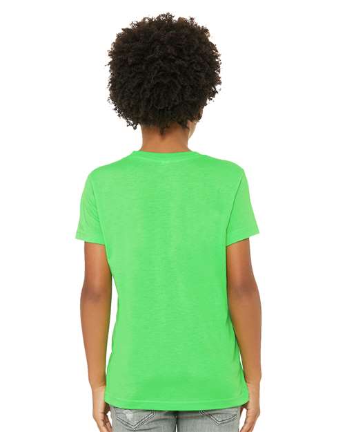 BELLA + CANVAS Youth CVC Jersey Tee 3001YCVC