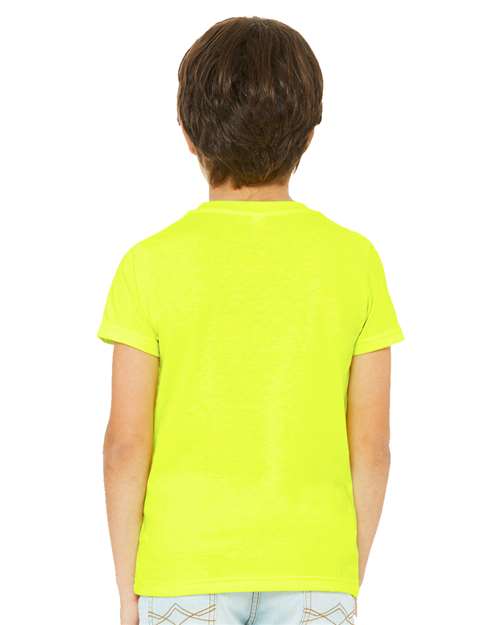 BELLA + CANVAS Youth CVC Jersey Tee 3001YCVC