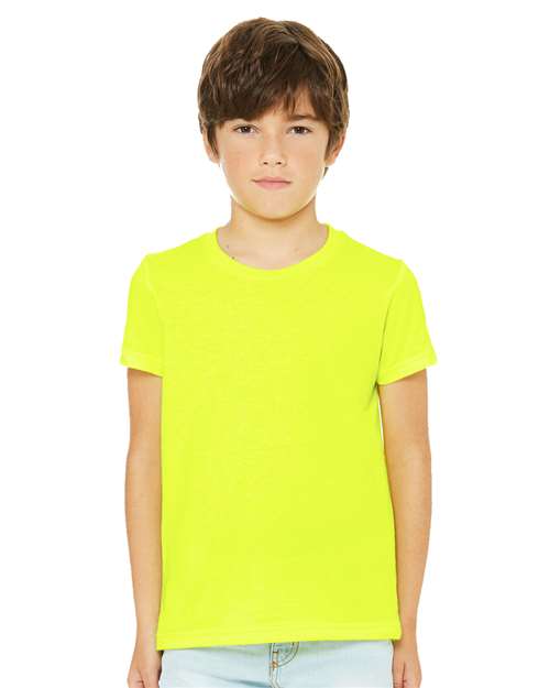 BELLA + CANVAS Youth CVC Jersey Tee 3001YCVC