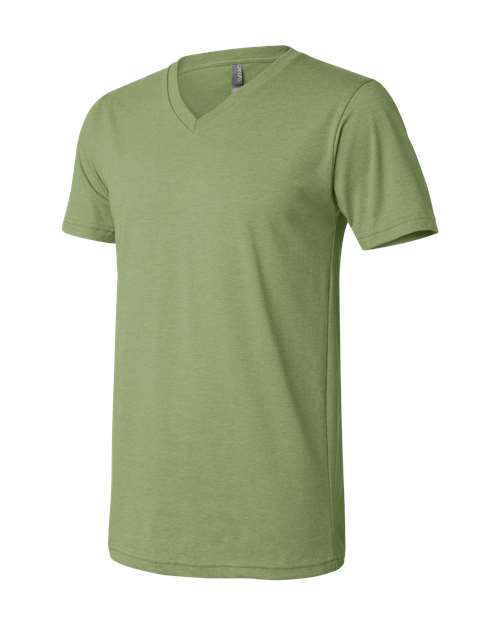 BELLA + CANVAS Unisex Heather CVC V-Neck Tee 3005CVC