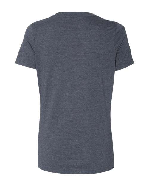 BELLA + CANVAS Women's Relaxed Heather CVC V-Neck Tee 6405CVC