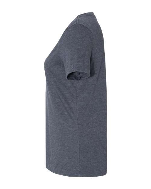 BELLA + CANVAS Women's Relaxed Heather CVC V-Neck Tee 6405CVC