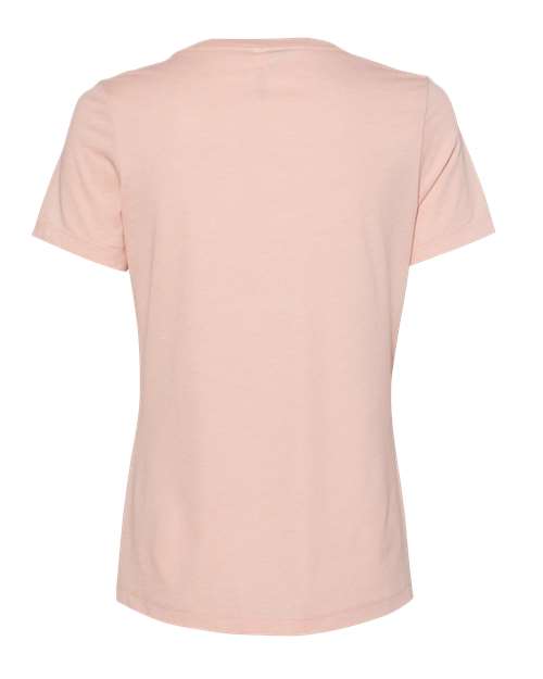 BELLA + CANVAS Women's Relaxed Heather CVC V-Neck Tee 6405CVC