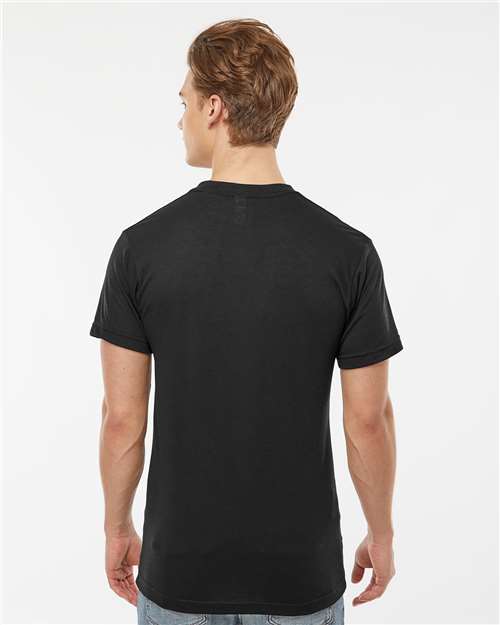 Tultex Men's Poly-Rich V-Neck T-Shirt 207