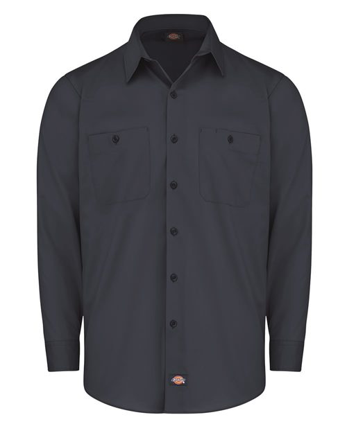 Dickies Men's Tall Industrial Worktech Ventilated Long Sleeve Work Shirt LL51T