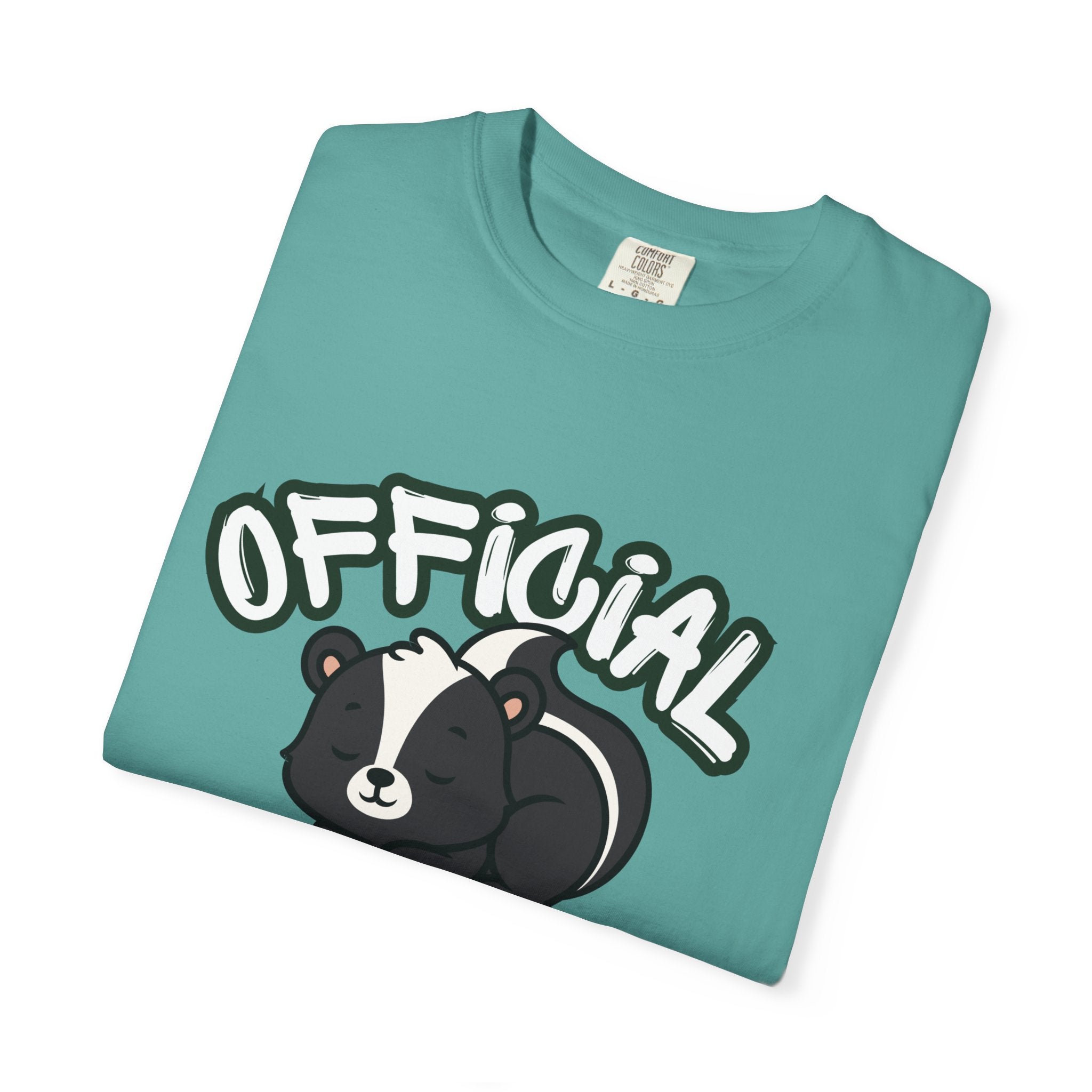 Official Nap Taker T-Shirt | Cute Sleeping Skunk Shirt | Funny Nap Lover Gift