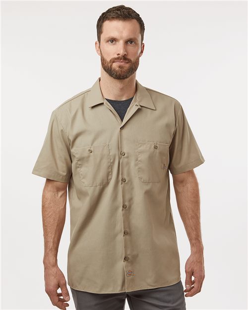 Dickies Men's Tall Industrial Short Sleeve Work Shirt S535T