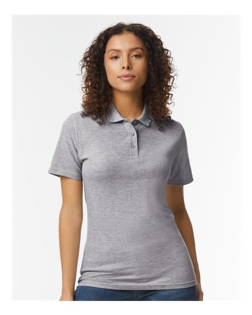 Gildan Women's Softstyle® Pique Polo 64800L