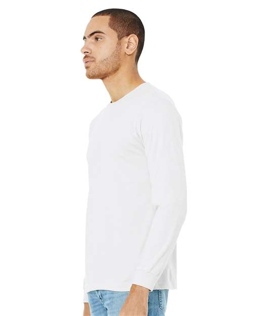 BELLA + CANVAS Heather CVC Long Sleeve Tee 3501CVC
