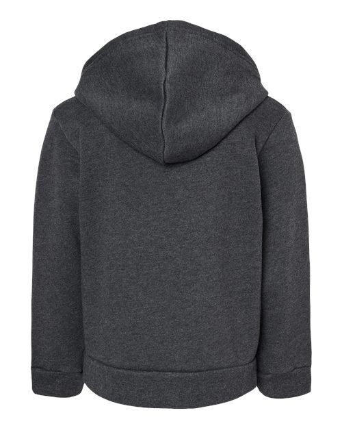 BELLA + CANVAS Toddler Sponge Fleece Full-Zip Hoodie Sweatshirt 3739T