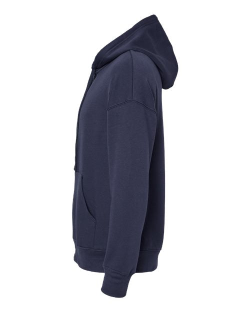 BELLA + CANVAS Unisex Sponge Fleece DTM Full-Zip Hoodie Sweatshirt 3759