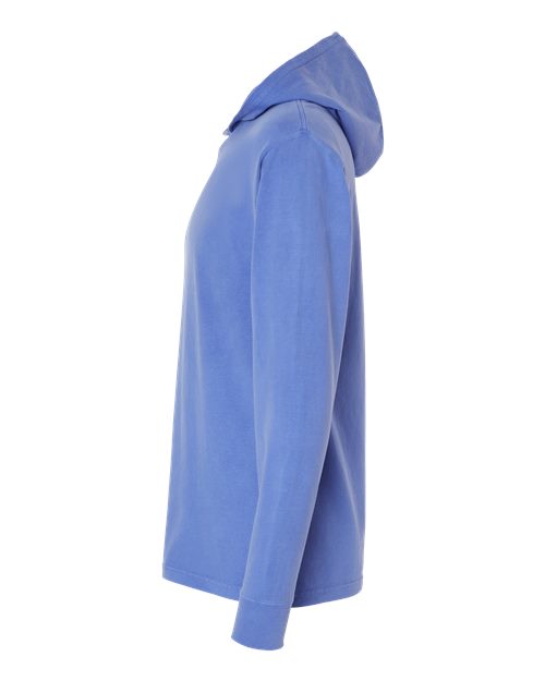 ComfortWash by Hanes Unisex Garment-Dyed Jersey Hooded Long Sleeve T-Shirt GDH280