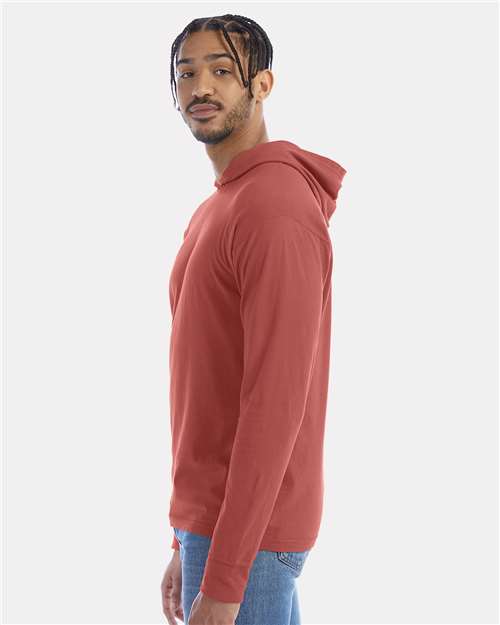 ComfortWash by Hanes Unisex Garment-Dyed Jersey Hooded Long Sleeve T-Shirt GDH280