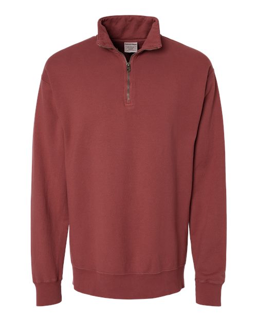 ComfortWash by Hanes Unisex Garment-Dyed Quarter-Zip Sweatshirt GDH425