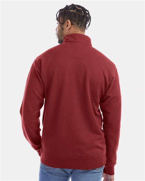 ComfortWash by Hanes Unisex Garment-Dyed Quarter-Zip Sweatshirt GDH425