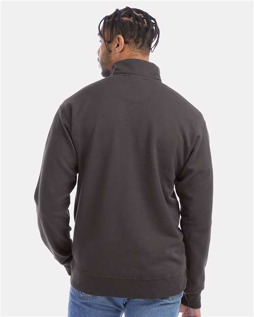 ComfortWash by Hanes Unisex Garment-Dyed Quarter-Zip Sweatshirt GDH425