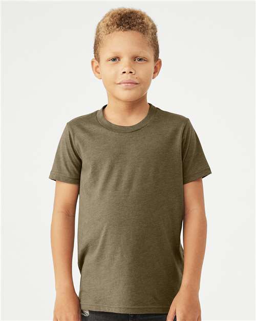 BELLA + CANVAS Youth CVC Jersey Tee 3001YCVC