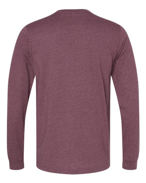 BELLA + CANVAS Heather CVC Long Sleeve Tee 3501CVC