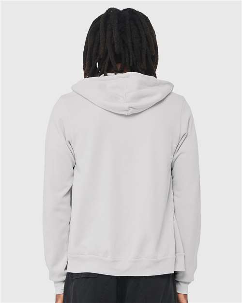 BELLA + CANVAS Unisex Sponge Fleece Full-Zip Hoodie Sweatshirt 3739