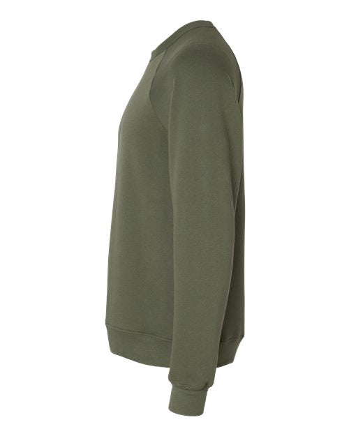 BELLA + CANVAS Unisex Sponge Fleece Raglan Crewneck Sweatshirt 3901