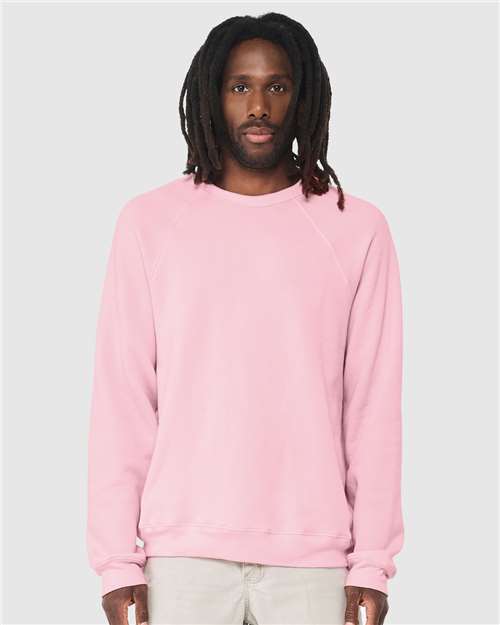 BELLA + CANVAS Unisex Sponge Fleece Raglan Crewneck Sweatshirt 3901