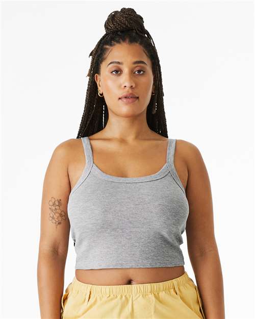BELLA + CANVAS Women's Micro Rib Spaghetti Strap Tank 1012