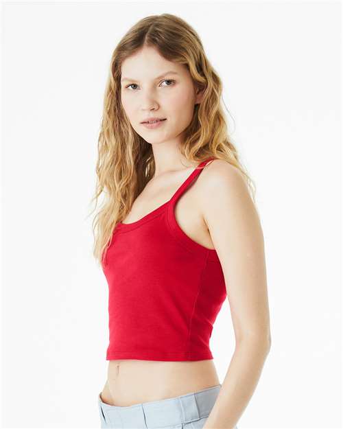 BELLA + CANVAS Women's Micro Rib Spaghetti Strap Tank 1012
