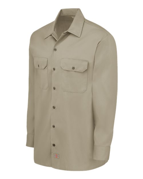 Dickies Men's Tall Long Sleeve Work Shirt 5574T