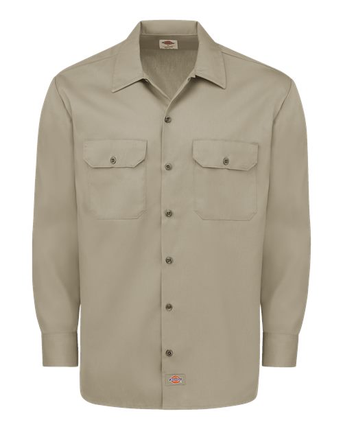 Dickies Men's Tall Long Sleeve Work Shirt 5574T