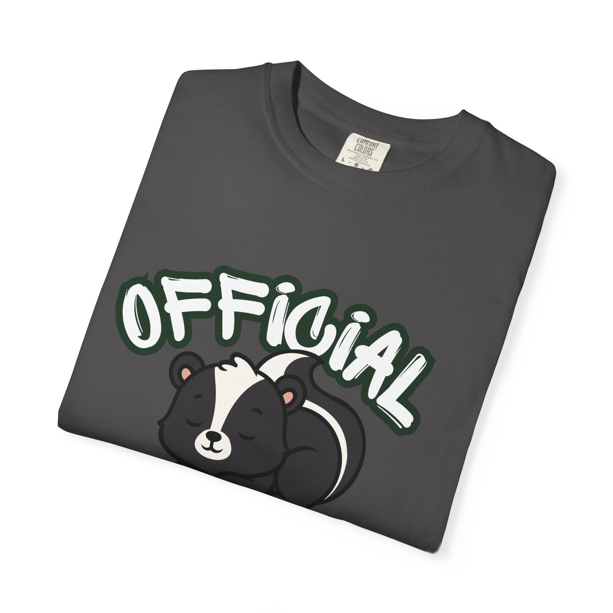 Official Nap Taker T-Shirt | Cute Sleeping Skunk Shirt | Funny Nap Lover Gift