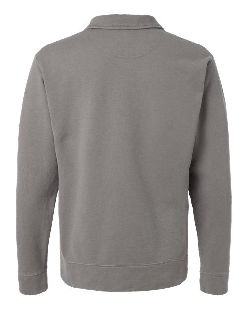 ComfortWash by Hanes Unisex Garment-Dyed Polo Collar Sweatshirt GDH490
