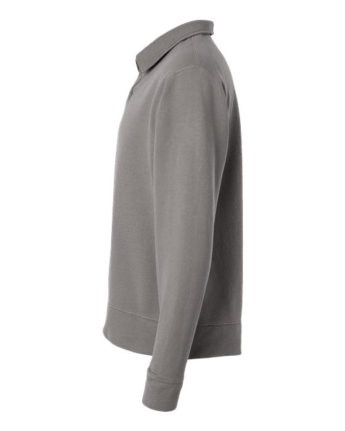 ComfortWash by Hanes Unisex Garment-Dyed Polo Collar Sweatshirt GDH490