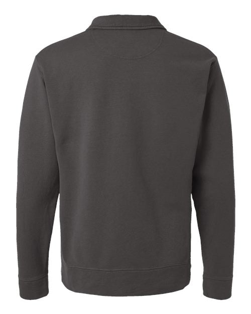 ComfortWash by Hanes Unisex Garment-Dyed Polo Collar Sweatshirt GDH490