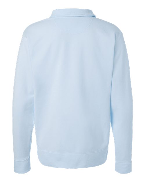 ComfortWash by Hanes Unisex Garment-Dyed Polo Collar Sweatshirt GDH490