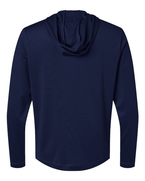 Adidas Men's Lightweight Quarter-Zip Hooded Pullover A596