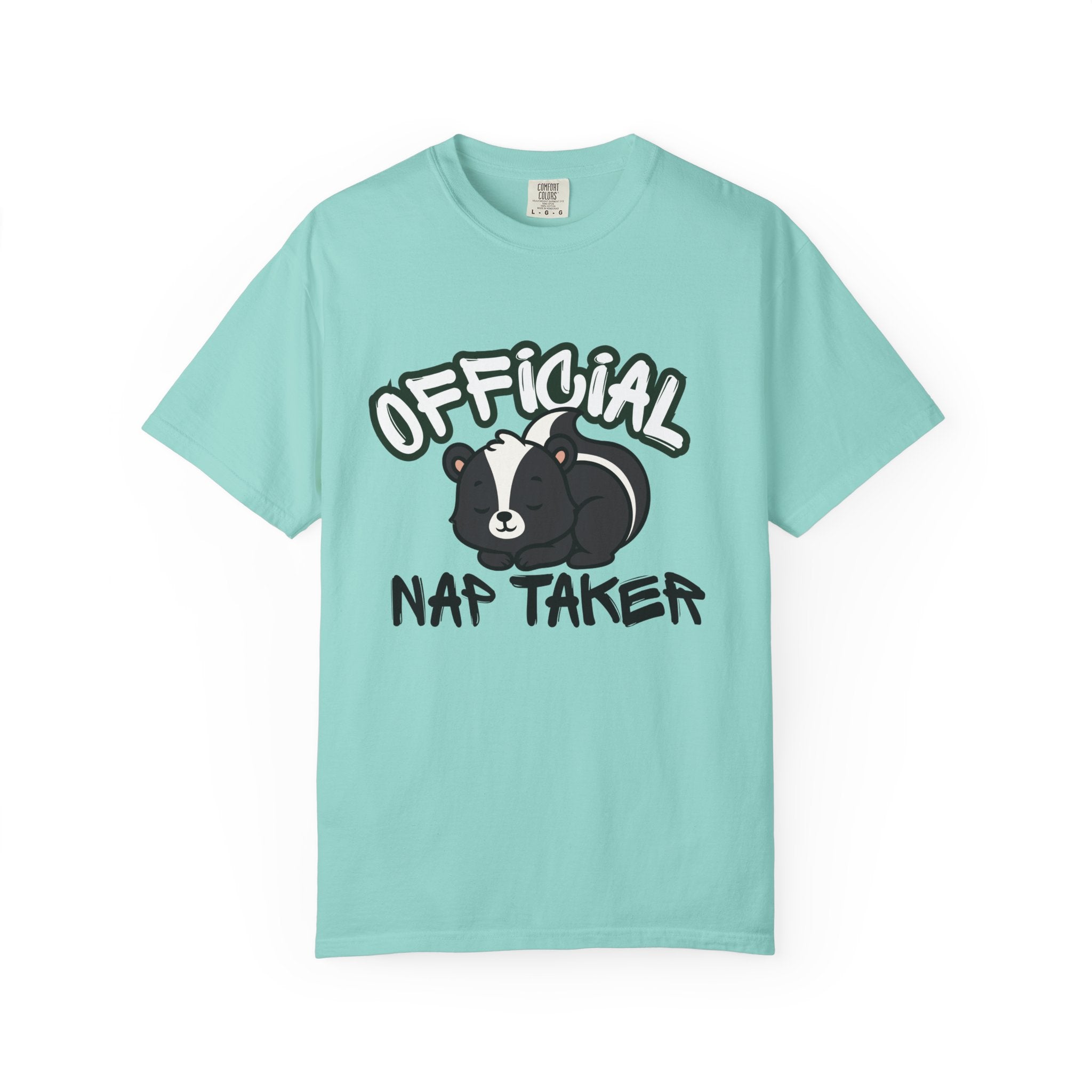 Official Nap Taker T-Shirt | Cute Sleeping Skunk Shirt | Funny Nap Lover Gift