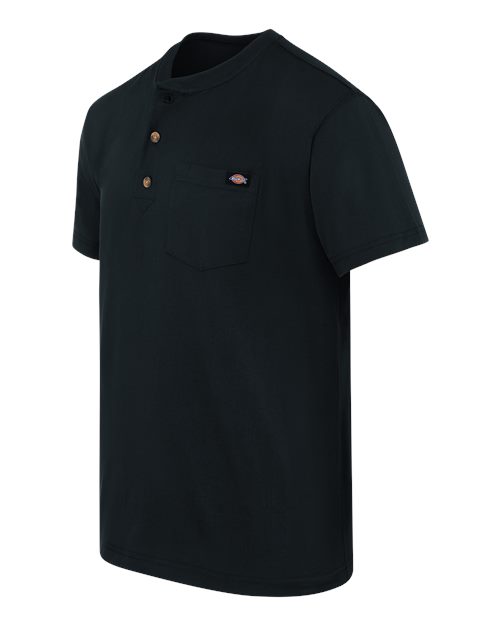 Dickies Men's Heavyweight Traditional Short Sleeve Henley WS51