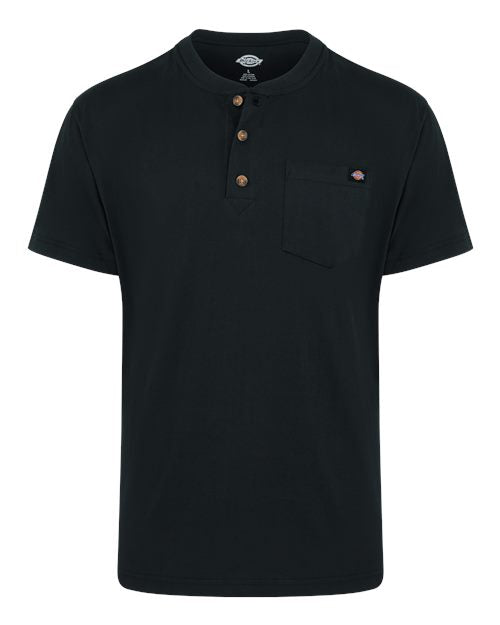 Dickies Men's Heavyweight Traditional Short Sleeve Henley WS51