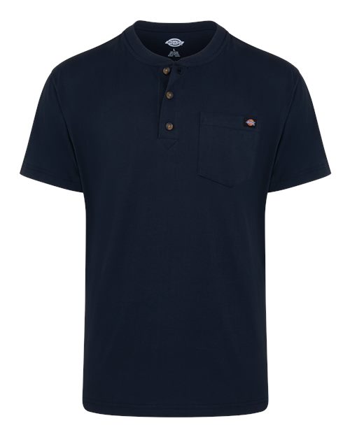 Dickies Men's Heavyweight Traditional Short Sleeve Henley WS51