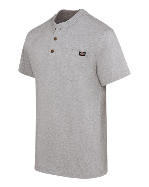Dickies Men's Heavyweight Traditional Short Sleeve Henley WS51