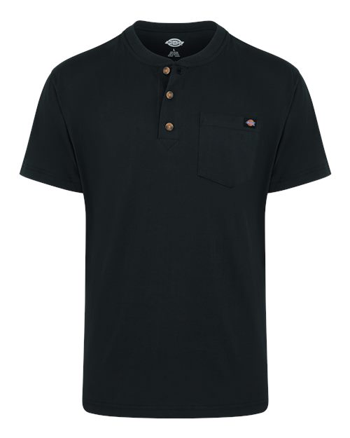 Dickies Men's Tall Heavyweight Traditional Short Sleeve Henley WS51T