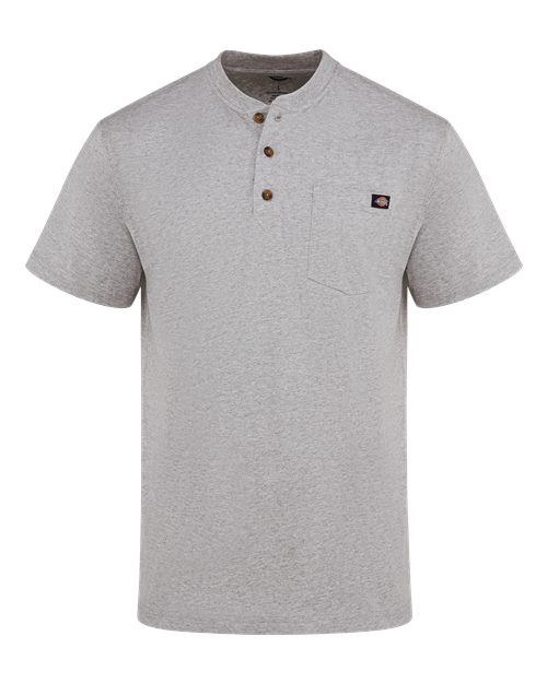 Dickies Men's Tall Heavyweight Traditional Short Sleeve Henley WS51T