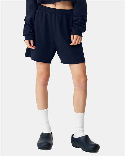 BELLA + CANVAS Women's FWD Fashion Cutoff Fleece Shorts 3797