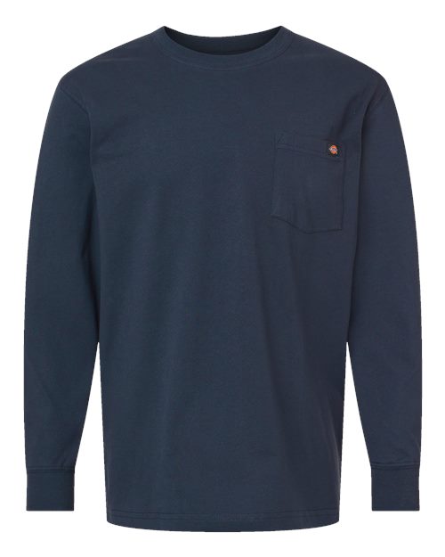 Dickies Men's Tall Traditional Heavyweight Long Sleeve T-Shirt WL50T