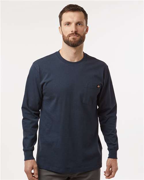 Dickies Men's Tall Traditional Heavyweight Long Sleeve T-Shirt WL50T
